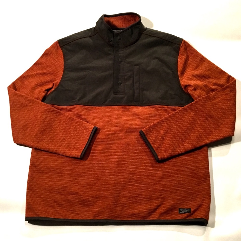 NWT MENS GH BASS 1/4 SNAP PULLOVER